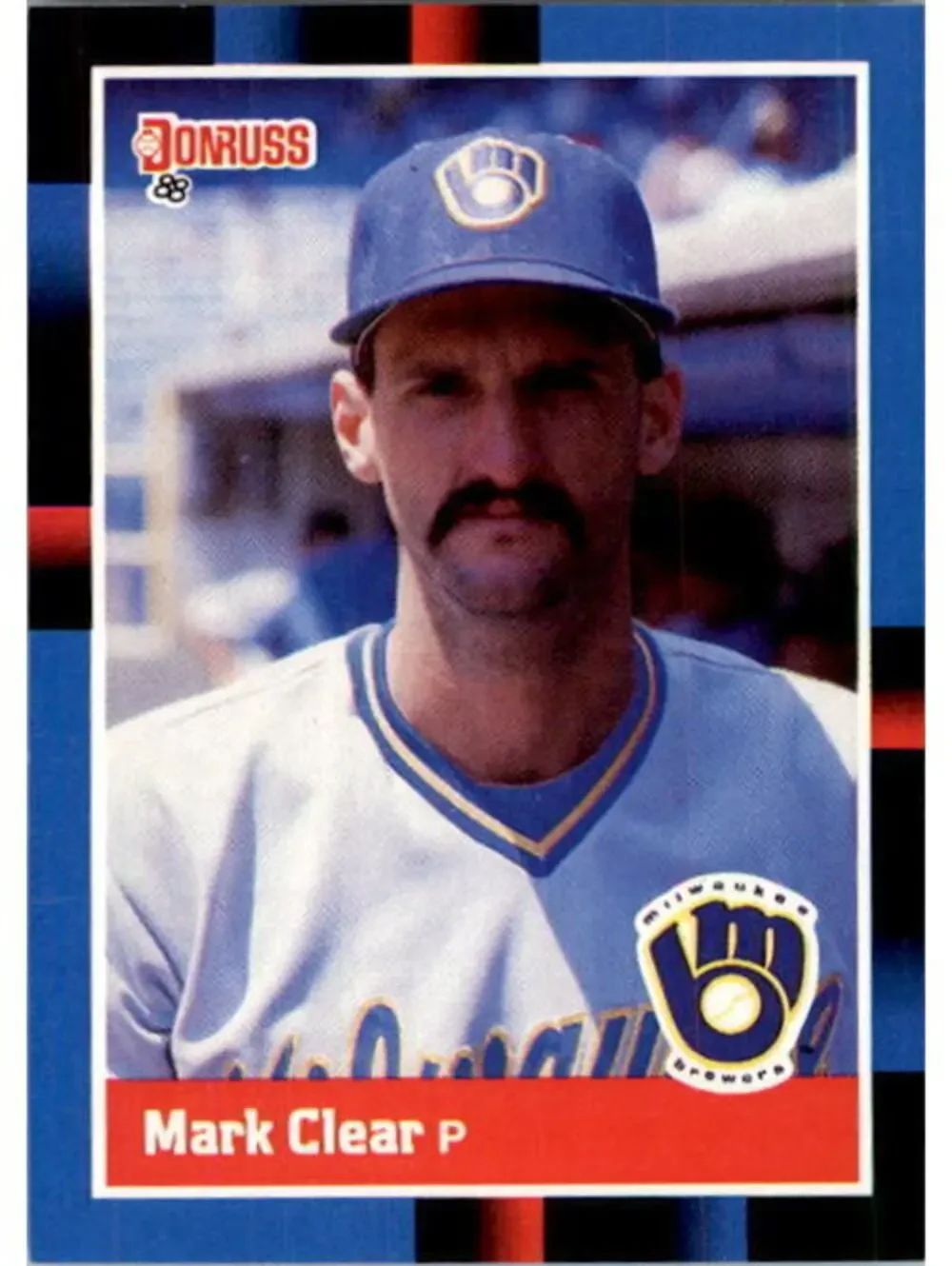 1988 Mark Clear Donruss Baseball Card #372